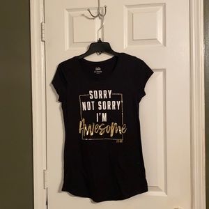 Justice Sorry Not Sorry I’m Awesome Shirt